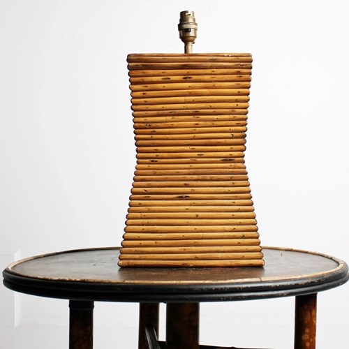 Bamboo Table Lamp Mid 20Th Century 