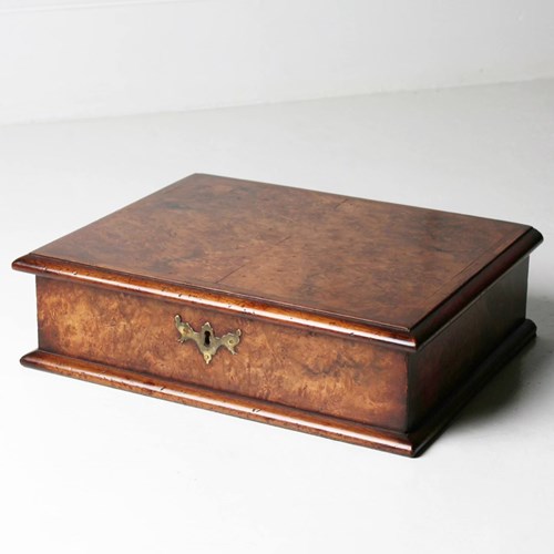 Burr Walnut Lace Box