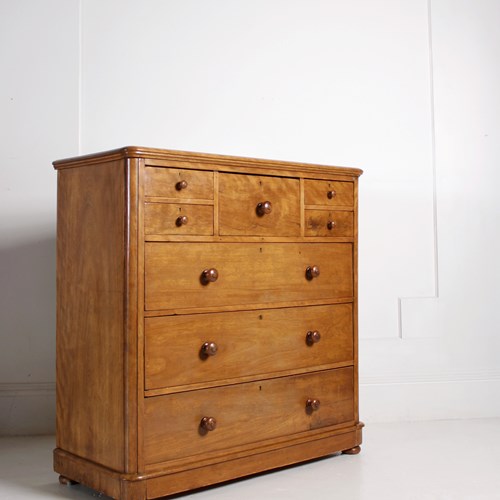 Maple & Co Satin Birch Chest Of Drawers