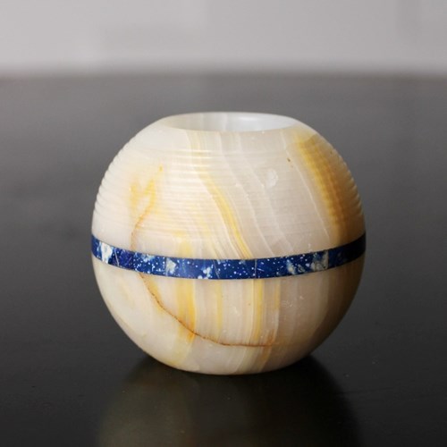 Alabaster & Lapis Lazuli Match Striker