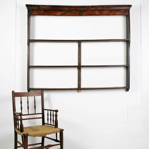 18Th Century Farmhouse Delft Rack In Elm