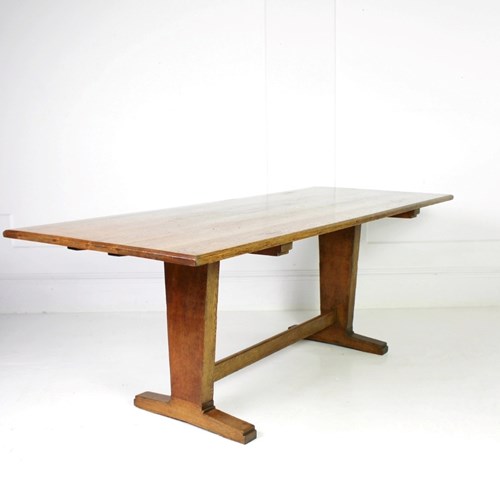 Arts & Crafts Oak Refectory Table C.1920