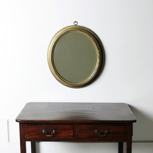 Oval Gilt Gesso Mirror Mid 19Th Century 