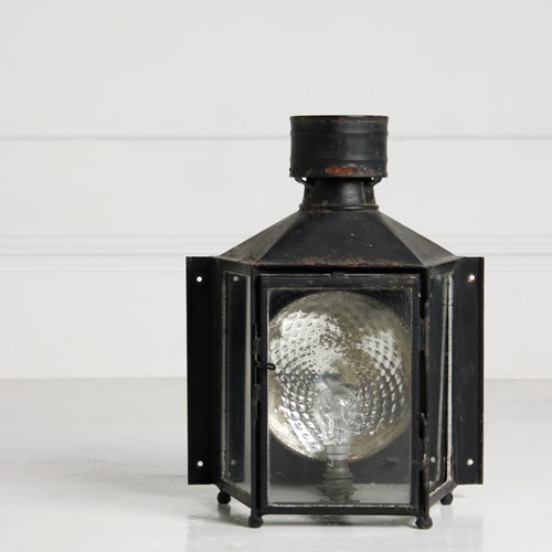 A 19Th Century Wall Mounted Lantern