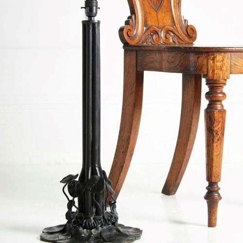 Large Bronze Lilly Pad Table Lamp