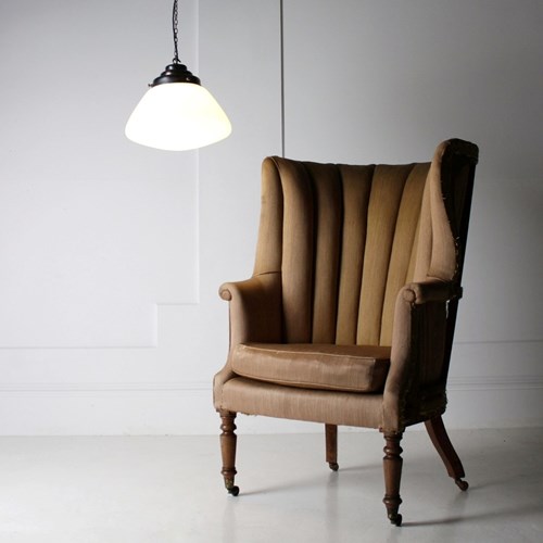 19Th Century Barrel Back Armchair