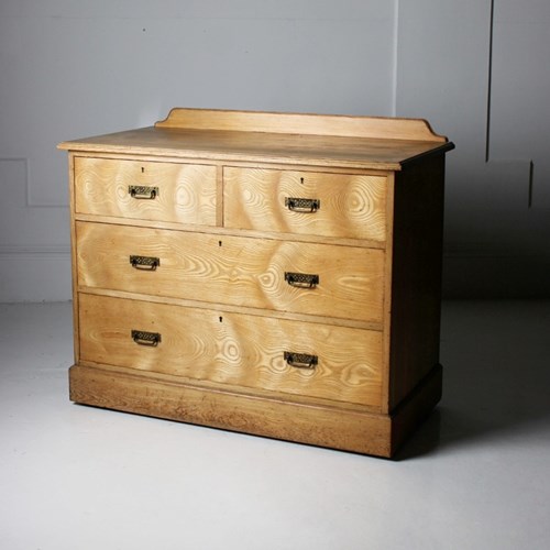 Ash Tangential Cut Chest Of Drawers