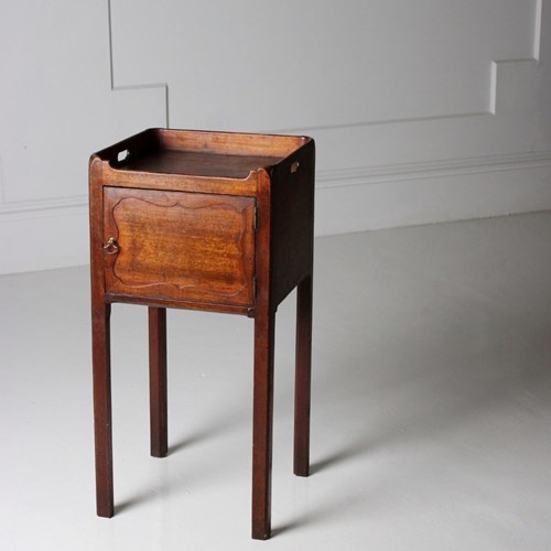 George III Mahogany Pot Cupboard/Bedside Table