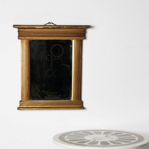 Early 19Th Century Reeded Pier Mirror