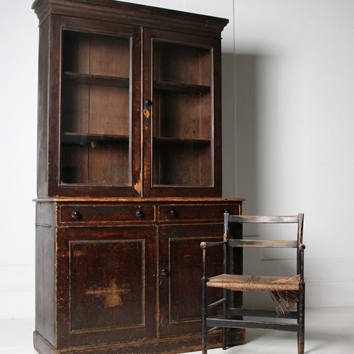 Large Painted Pine Georgian Dresser