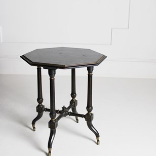 Ebonised And Gilt Occasional Table ...