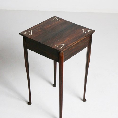 Inlaid Coromandel Side Table