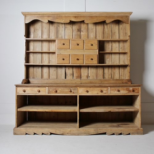 Large Pine Farmhouse Dresser