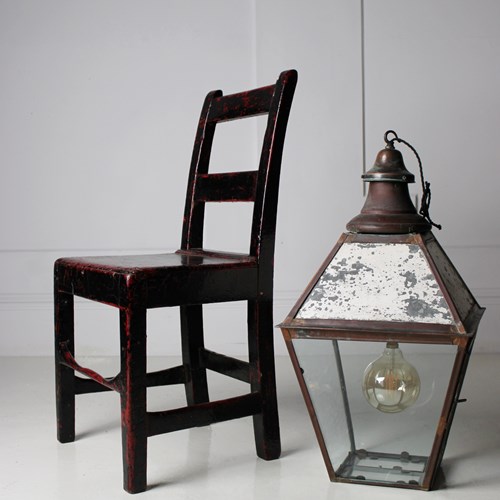 Large Copper Lantern Pendant Light