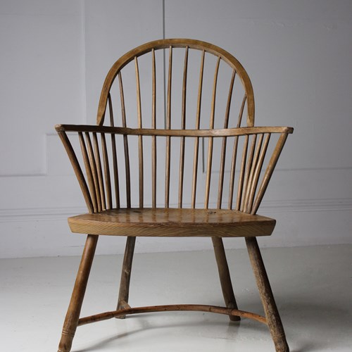 Vernacular Windsor Armchair In Ash C.1800