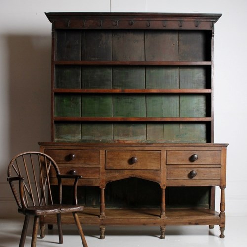 19Th Century Pot Board Dresser In Oak 