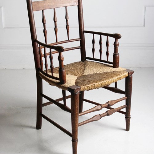 Sussex Chair In Elm Late 19Th Century