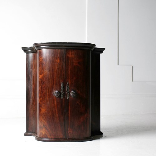 Regency Rosewood Wall Cupboard 