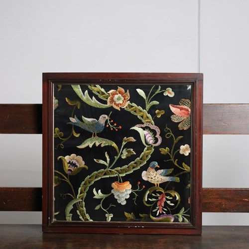 Large Crewelwork Wall Hanging 