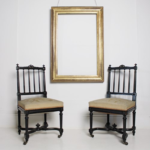 Ebonised French Side Chairs C.1880