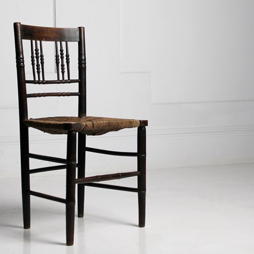 19Th Century Faux Bamboo Side Chair