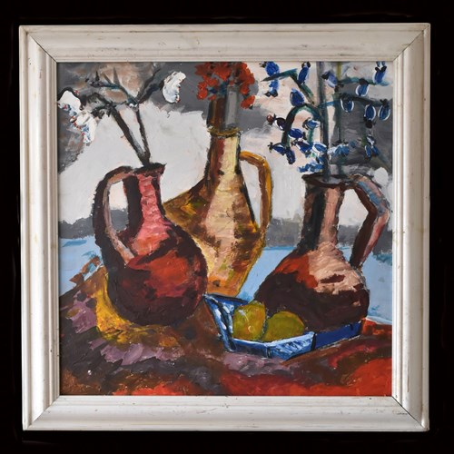 Large Colourful Still Life - Cornish Studio.