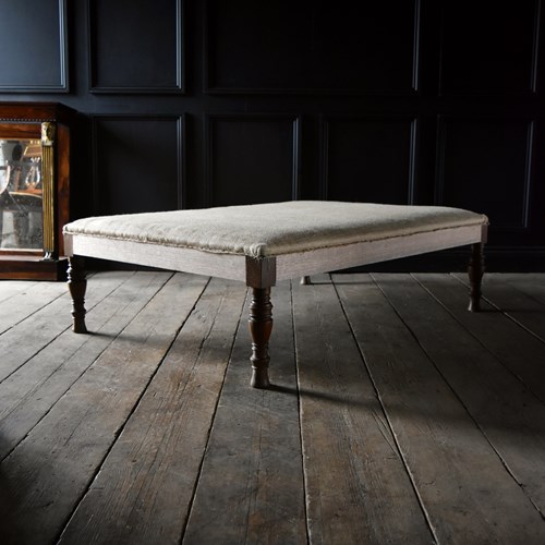 Large Bespoke Ottoman Stool.