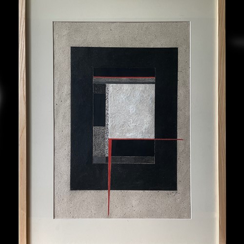 Geometric Abstract. Mixed Media. Peter Jackson B.1930