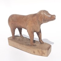 Folky carved Dog