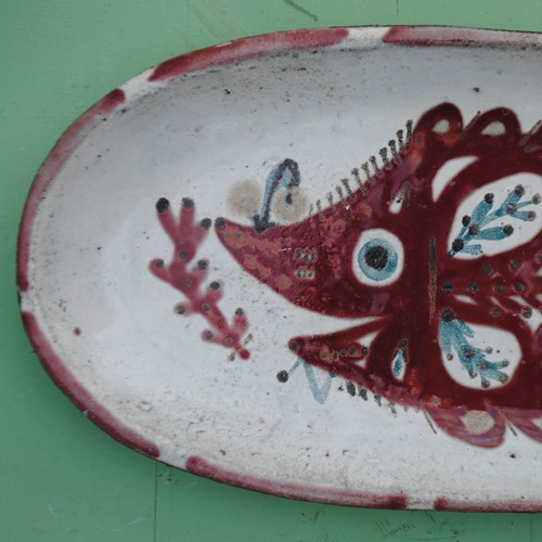 A large fish dish by Gustave Reynaud 