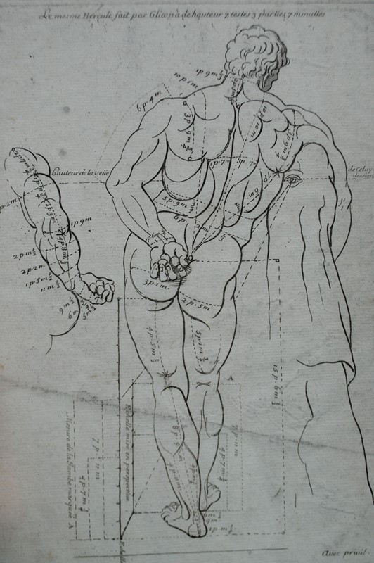 3 prints of the "Farnese Hercules" -inglis-hall-antiques-DSC_0400-main-636789454256735708.JPG