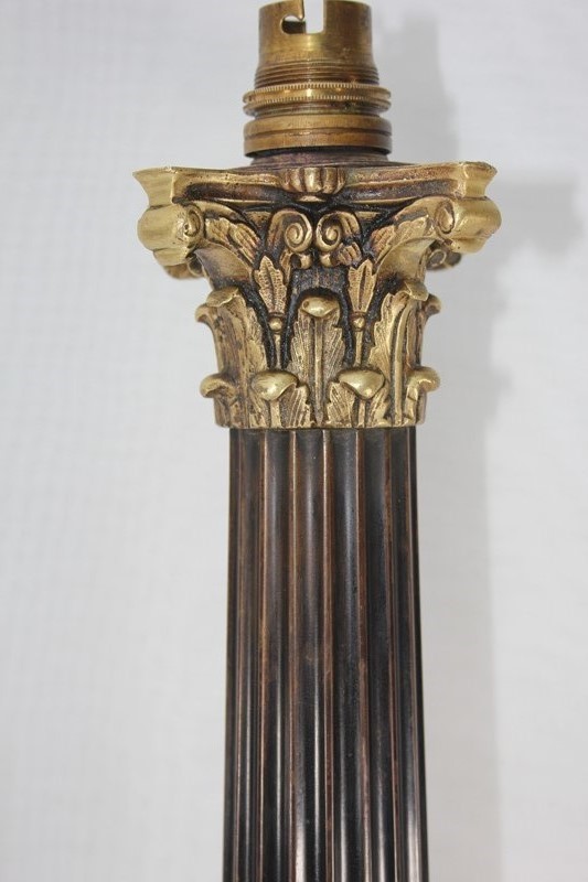  Corinthian column Reeded Table lamp -inglis-hall-antiques-img-4835-main-637481235171745329.JPG