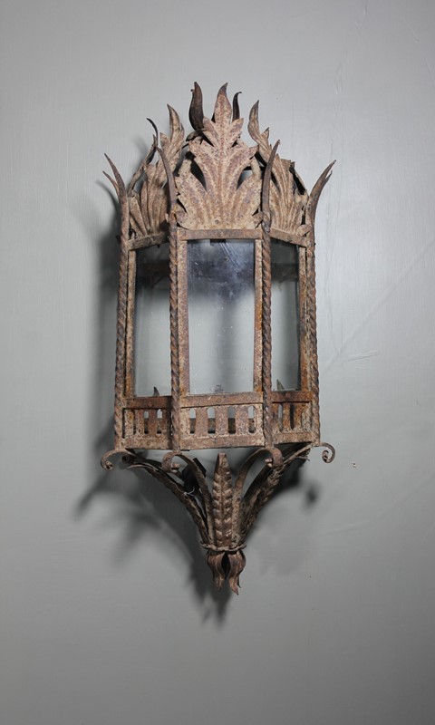 Pair Of  Cut Metal Wall Lanterns-inglis-hall-antiques-img-4844-main-637481229256461015.JPG