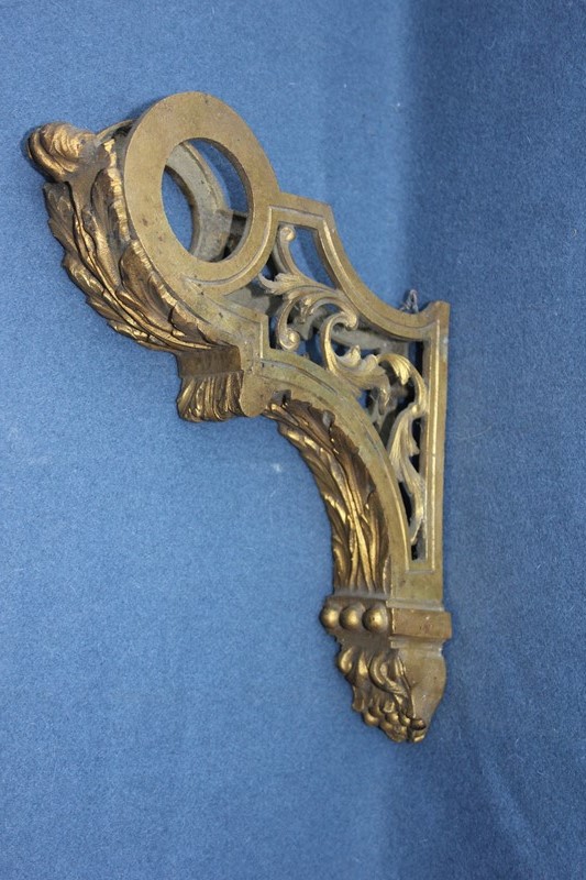 2 Pairs Gilt cast brass curtain pole holders-inglis-hall-antiques-img-5178-main-637489908182700823.JPG