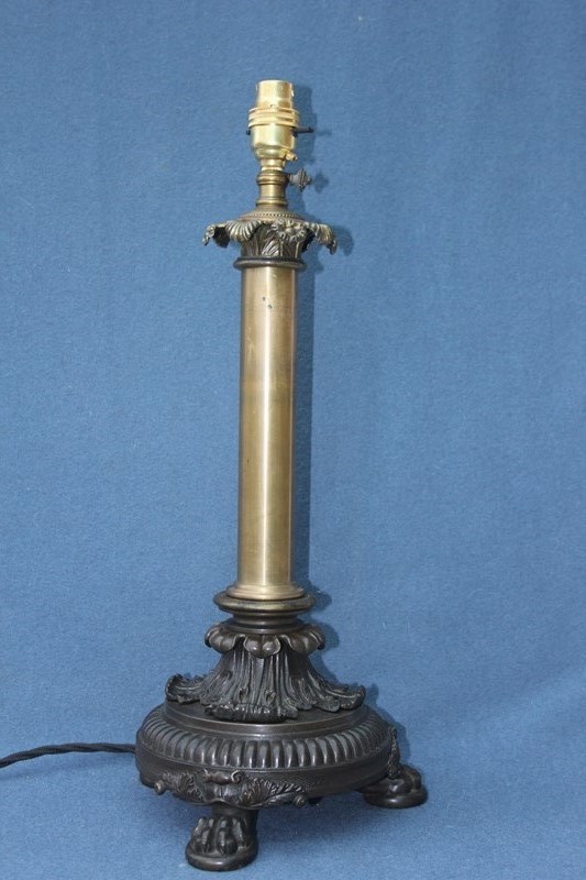  19ct Lion Paw Table lamp-inglis-hall-antiques-img-5221-main-637489912240541279.JPG