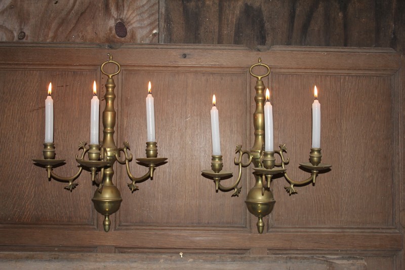 Pair Dutch Brass candle wall sconces-inglis-hall-antiques-img-5594-main-637495861356933818.JPG