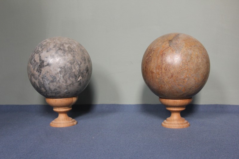 4 French 1900 marble balls sold in pairs-inglis-hall-antiques-img-6062-main-637508127612520259.JPG