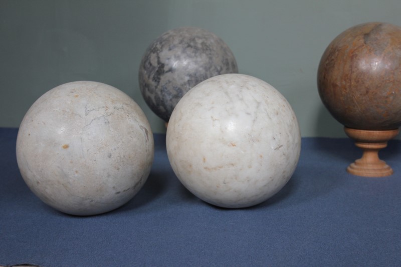 4 French 1900 marble balls sold in pairs-inglis-hall-antiques-img-6064-main-637508127212366302.JPG