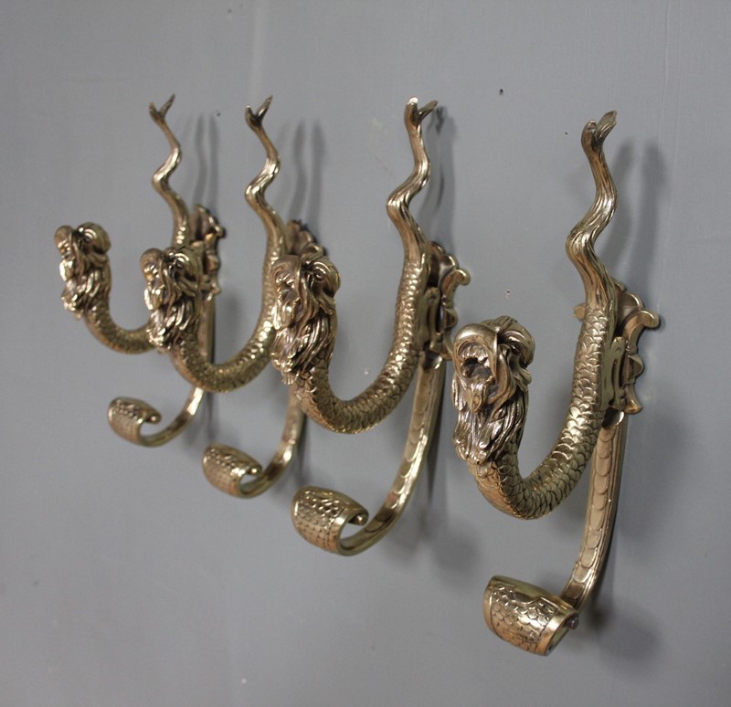 2 pairs of gilt brass griffin curtain tie backs-inglis-hall-antiques-img-6764-main-637522818073246004.JPG