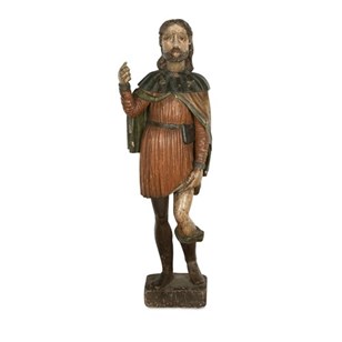 Large 18Th Century Carving Of St. R...
