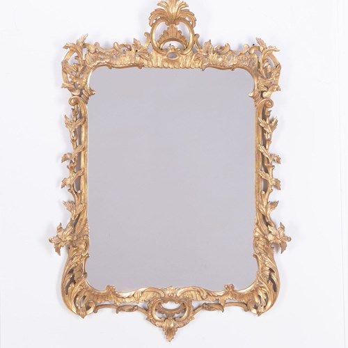 19Th Century Carved Gilt Wood Mirror