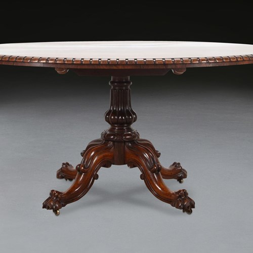 19Th Century Oval Centre Table