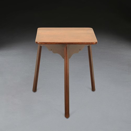 Geo III Mahogany And Fruitwood Cricket Table