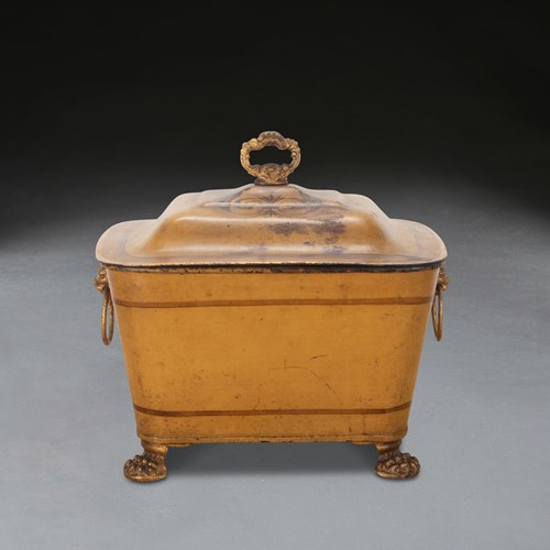 Regency Decorated Coal Bin