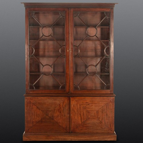 18Th Century George III Mahogany Library Bookcase