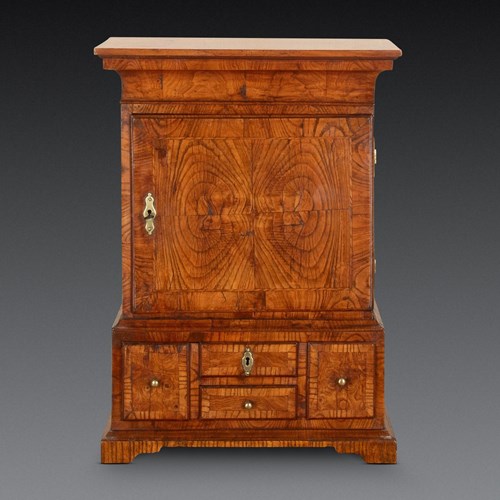 Miniature 18Th Century Ash Spice Cabinet