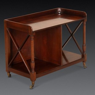 Regency Mahogany Open Front Low Tab...