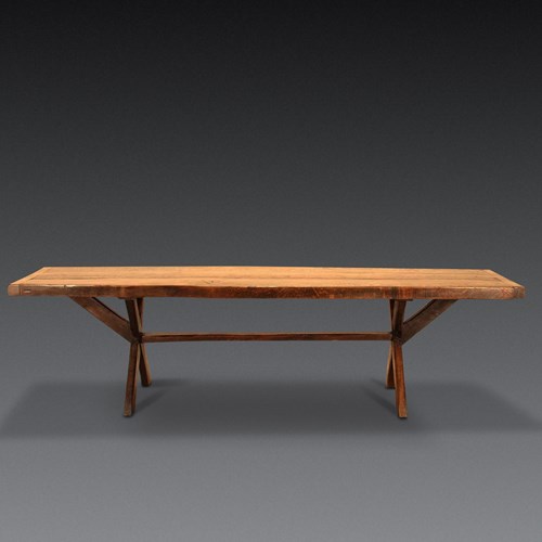 Large Early 19Th Century George III Oak Tavern Table