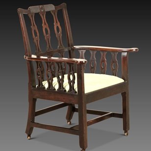 George III Mahogany Armchair