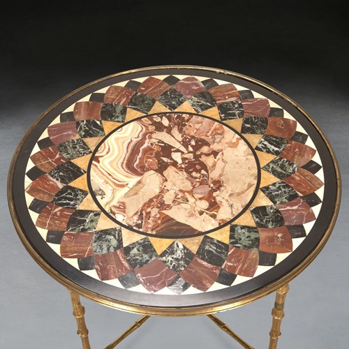 Early 19Th Century Specimen Marble Occasional Table